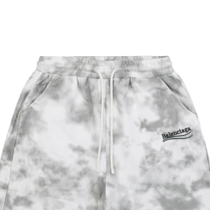 Balenciaga Coca-Cola Logo Tie-Dye Shorts White