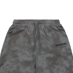 Balenciaga Coca-Cola Logo Tie-Dye Shorts Grey