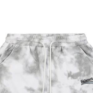 Balenciaga Coca-Cola Logo Tie-Dye Shorts White