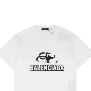 Balenciaga Graffiti Lock-Up Puff Print T-shirt