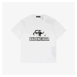 Balenciaga Graffiti Lock-Up Puff Print T-shirt