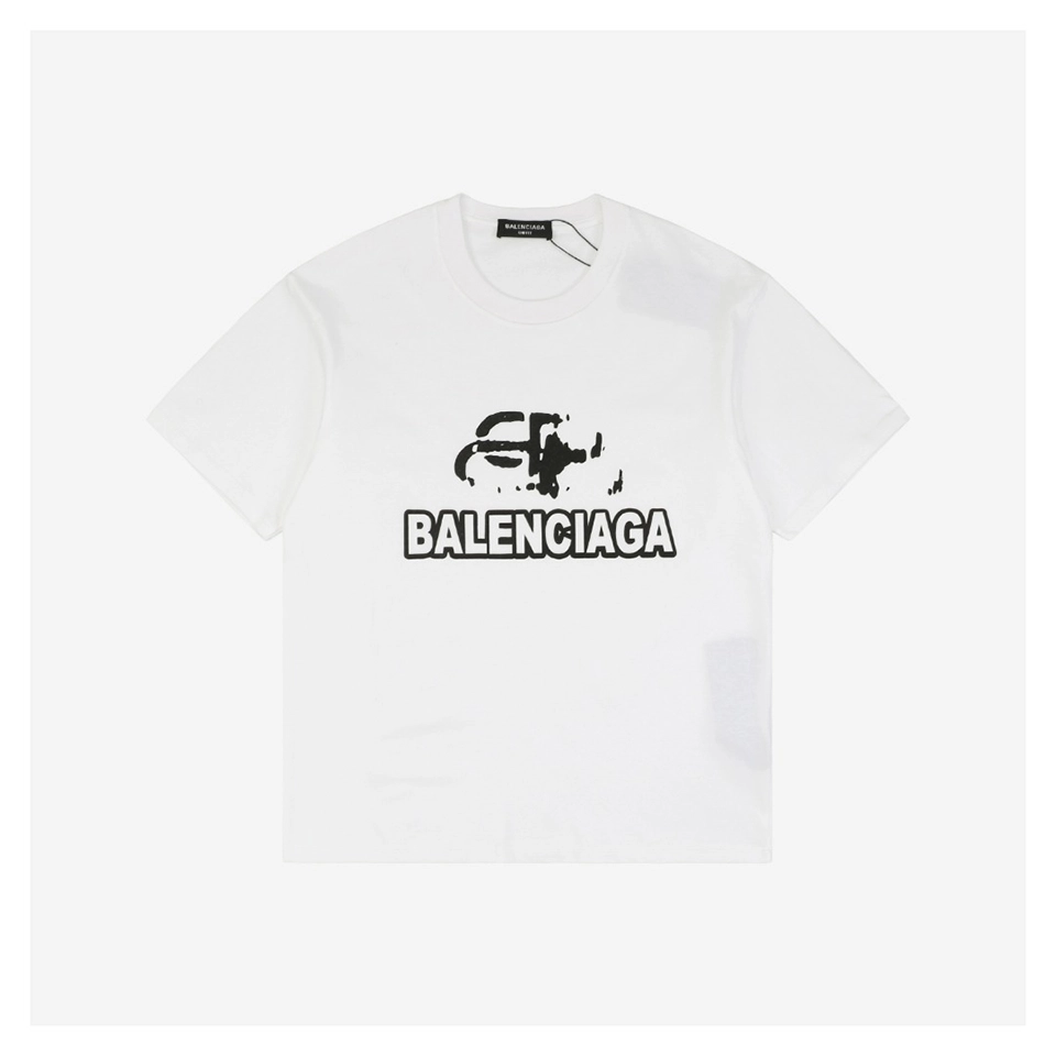 Balenciaga Graffiti Lock-Up Puff Print T-shirt