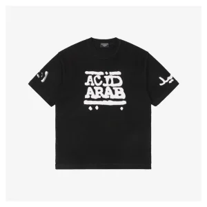 Balenciaga Graffiti Logo Print T-shirt Black