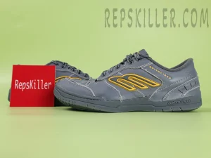 Balenciaga Hamptons Worn-out Sneaker in Grey/Yellow
