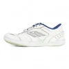 Balenciaga Hamptons Worn-out Sneaker in White/dark Blue/Grey