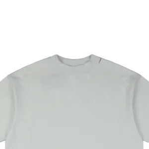 Balenciaga Letter Red Tape Print T-shirt Grey