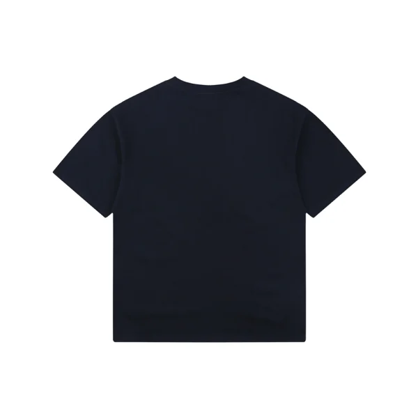 Balenciaga Paris Triple Stripe Reversible T-Shirt - Black Front side Back view