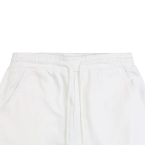 Balenciaga Split Logo Embroidered Shorts White