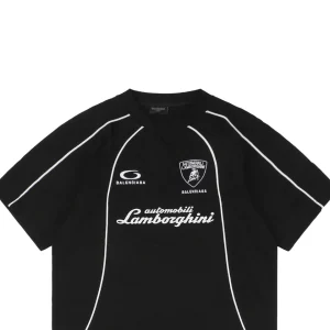 Balenciaga x Lamborghini Racing Logo Embroidered T-shirt