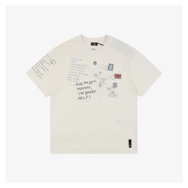 F Postcard Stamp Print T-shirt