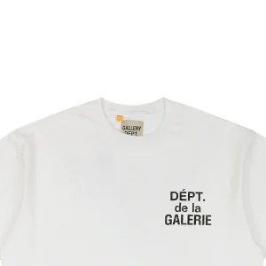 Gallery Dept Distressed French Logo Print T-shirt
