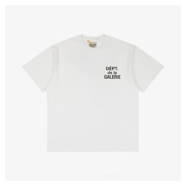 Gallery Dept Distressed French Logo Print T-shirt
