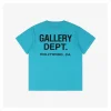 Gallery Dept Hollywood Logo Print Lake Blue T-shirt
