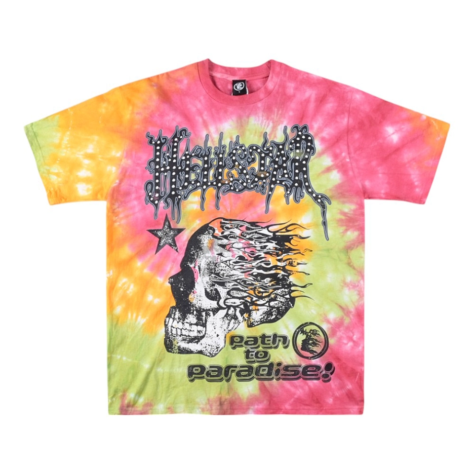 HELLSTAR STUDIOS Skull Tie-dye T-shirt