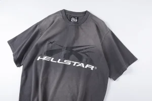 HELLSTAR Studios Large Logo Washed Cotton T-shirt1