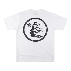 HELLSTAR Studios Large Logo Washed Cotton T-shirt White