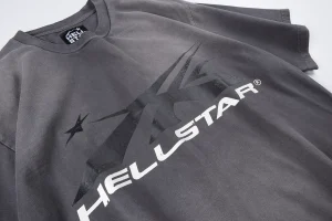 HELLSTAR Studios Large Logo Washed Cotton T-shirt4