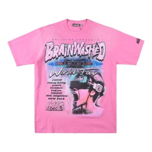 Hellstar Brainwashed World Tour T-shirt - Pink