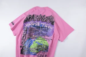 Hellstar Brainwashed World Tour T-shirt - Pink7