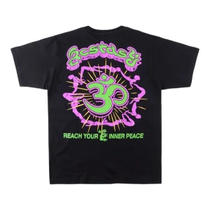 Hellstar Nirvana Skeleton Meditation Graphic T-shirt Black