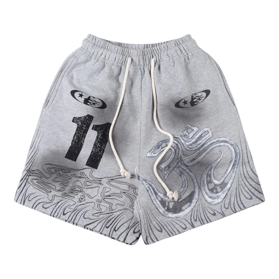 Hellstar Path To Paradise Logo Embroidery Casual Shorts