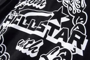 Hellstar Smile The World On Fire Globe Print T-shirt10