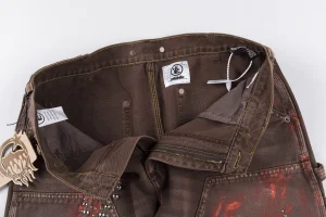 Hellstar Star Face Flame Logo Embroidery Camo Cargo Shorts2