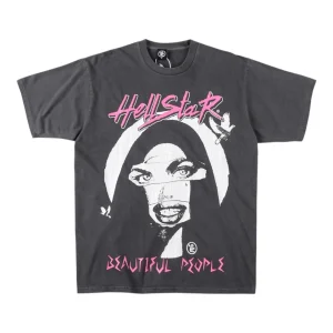 Hellstar Studios Beautiful People Summer Tour Cracked Print T-shirt