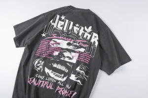 Hellstar Studios Beautiful People Summer Tour Cracked Print T-shirt3