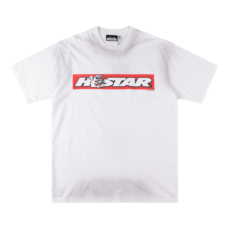 Hellstar Studios Box Logo Washed Cotton T-shirt