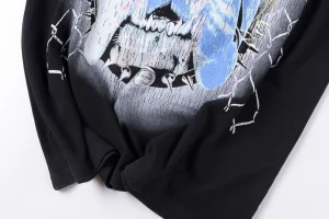 Hellstar Studios Bulldog Fence Graphic Washed T-shirt8