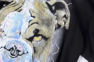 Hellstar Studios Bulldog Fence Graphic Washed T-shirt9