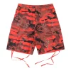 Hellstar Studios Capsule 11 Camo Cargo Shorts (Red/Black)