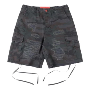 Hellstar Studios Capsule 11 Camo Embroidered Cargo Shorts