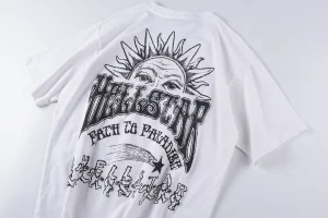 Hellstar Studios Dancing Spiral Bear Graphic T-shirt7