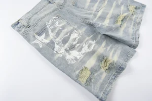 Hellstar Studios’ Distressed Denim Shorts4