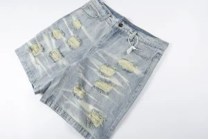 Hellstar Studios’ Distressed Denim Shorts5
