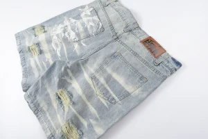 Hellstar Studios’ Distressed Denim Shorts6