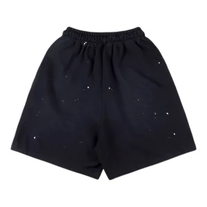Hellstar Studios Ghost Flame Graphic Washed Shorts