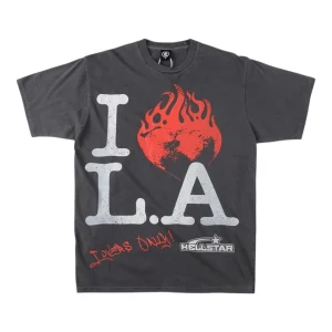Hellstar Studios I Love L.A. Graphic T-shirt Black