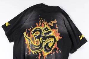 Hellstar Studios Inner Peace Skeleton Flame T-shirt10