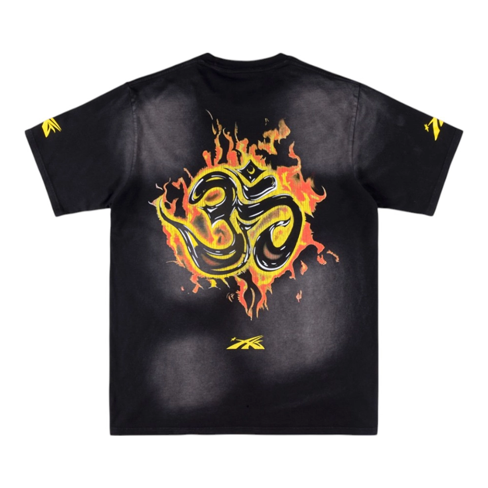 Hellstar Studios Inner Peace Skeleton Flame T-shirt