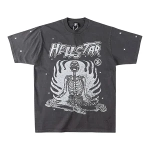 Hellstar Studios Inner Peace Skeleton Graphic T-shirt