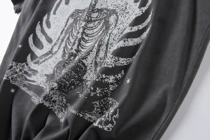 Hellstar Studios Inner Peace Skeleton Graphic T-shirt2