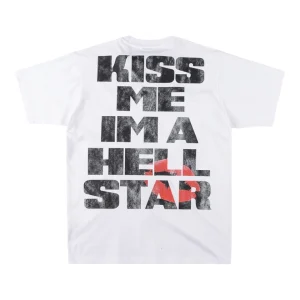 Hellstar Studios “Kiss Me I’m A Hellstar” Graphic T-shirt White