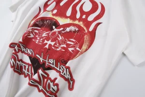 Hellstar Studios Lovers Only Flame Heart T-shirt1