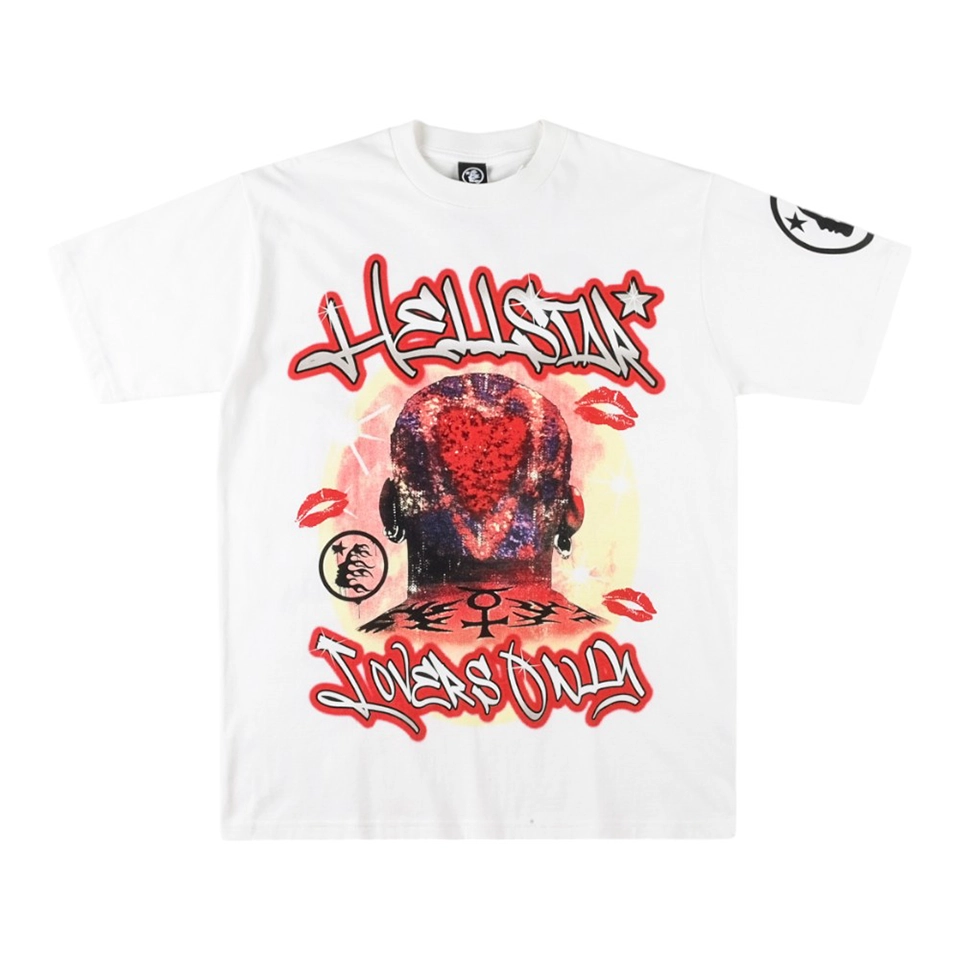 Hellstar Studios Lovers Only Flame Heart T-shirt