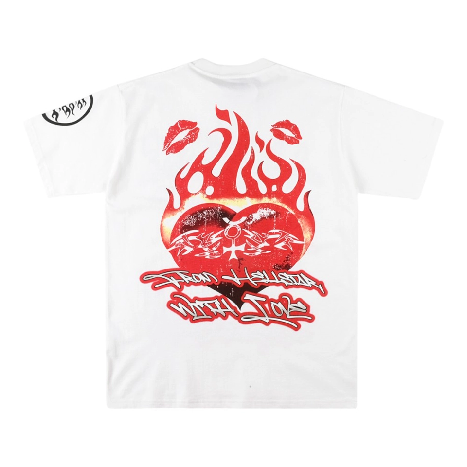 Hellstar Studios Lovers Only Flame Heart T-shirt