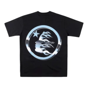 Hellstar Studios Metal Stainless Steel Logo T-shirt Black