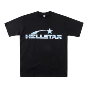Hellstar Studios Metal Stainless Steel Logo T-shirt Black